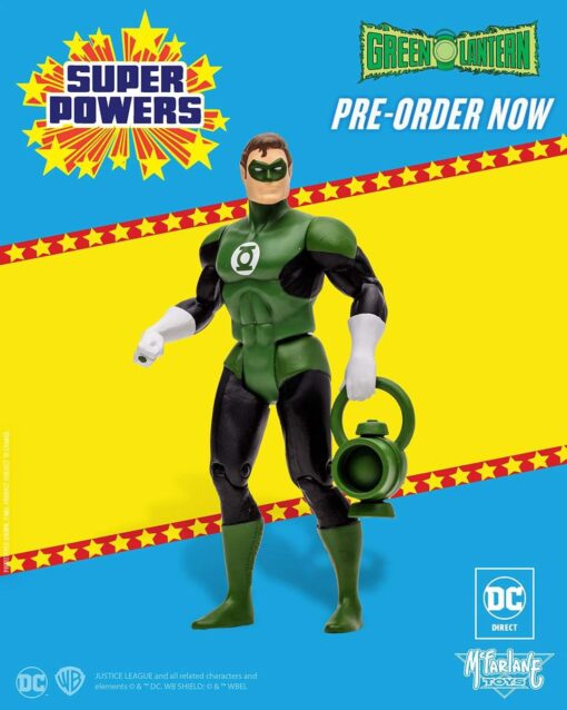 PRE-ORDER McFarlane 15783 DC DIRECT - SUPER POWERS 5IN FIGURES WV6 - GREEN LANTERN (HAL JORDAN) (February 2024)