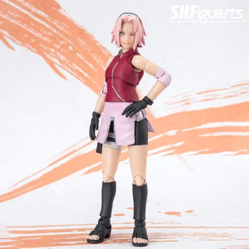 PRE-ORDER Bandai Tamashii Nations S.H.Figuarts SAKURA HARUNO -NARUTOP99 Edition-  NARUTO (July 2024) - Image 3