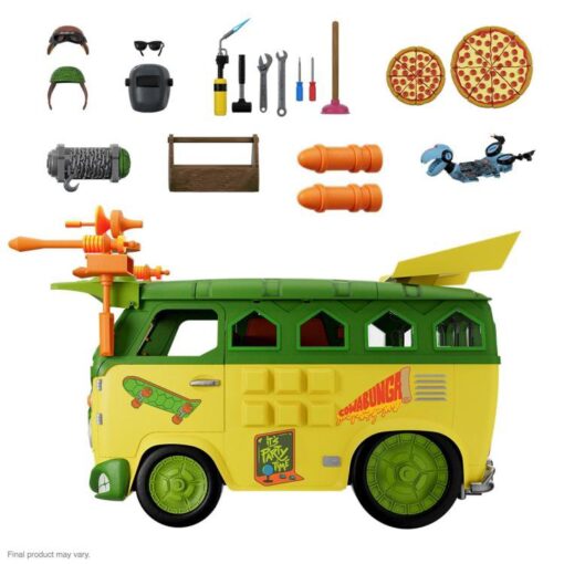 PRE-ORDER Super7 Teenage Mutant Ninja Turtles Ultimates Party Wagon Vehicle (June 2024) - Image 9