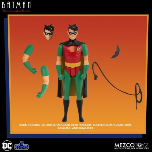 PRE-ORDER Mezco SET of 4 - 5 Points Batman: The Animated Series (Batman, Robin, The Joker, Catwoman) (January 2025) - Image 3