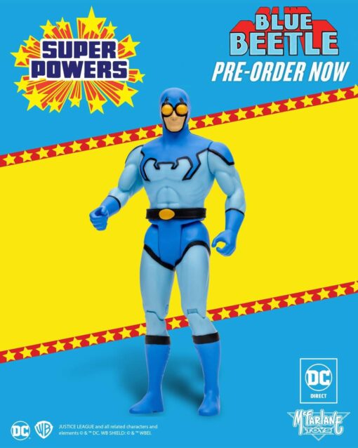 PRE-ORDER McFarlane 15798 DC DIRECT - SUPER POWERS 5IN FIGURES WV7 - BLUE BEETLE (JUSTICE LEAGUE INTERNATIONAL) (May 2024)