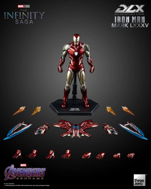 PRE-ORDER ThreeZero 3Z02500W0 Marvel Studios: The Infinity Saga: DLX Iron Man Mark 85 (July 2024) - Image 2