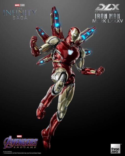 PRE-ORDER ThreeZero 3Z02500W0 Marvel Studios: The Infinity Saga: DLX Iron Man Mark 85 (July 2024) - Image 9