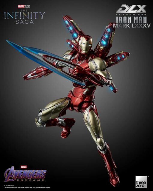 PRE-ORDER ThreeZero 3Z02500W0 Marvel Studios: The Infinity Saga: DLX Iron Man Mark 85 (July 2024) - Image 7