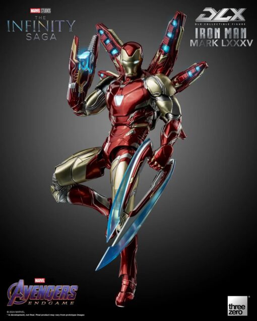 PRE-ORDER ThreeZero 3Z02500W0 Marvel Studios: The Infinity Saga: DLX Iron Man Mark 85 (July 2024) - Image 5