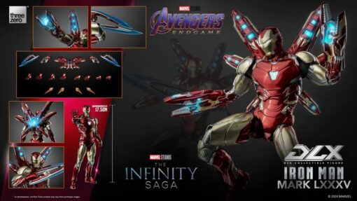 PRE-ORDER ThreeZero 3Z02500W0 Marvel Studios: The Infinity Saga: DLX Iron Man Mark 85 (July 2024) - Image 3