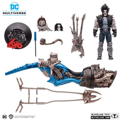 PRE-ORDER McFarlane 170986 DC MULTIVERSE 7IN WITH VEHICLE – LOBO WITH SPACEHOG (GOLD LABEL) (April 2024)