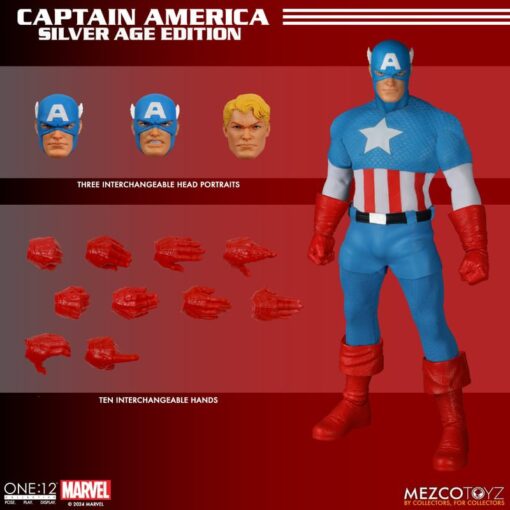 PRE-ORDER Mezco One:12 Collective Captain America – Silver Age Edition (January 2025)