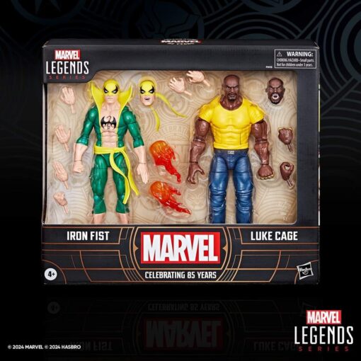 PRE-ORDER Hasbro Marvel Legends Heroes for Hire Iron Fist and Luke Cage 85th Anniversary F91155L00 MVL LEGENDS F24 ANV 3  (October 2024)