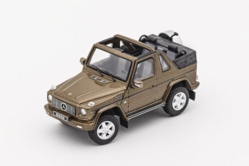 PRE-ORDER Tiny KS-070-389 GCD 1:64 Mercedes-Benz G500 Cabriolet - Brown LHD  (with accessories) (October 2024)