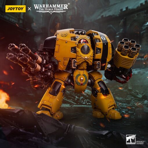 PRE-ORDER Joy Toy JT9978 Imperial Fists Leviathan Dreadnought with Cyclonic Melta Lance and Storm Cannon Warhammer 40,000 The Horus Heresy (November 2024)