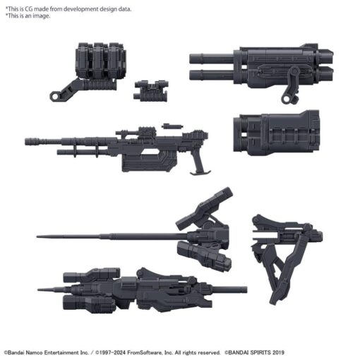 PRE-ORDER Bandai Hobby 30MM OPTION PARTS SET ARMORED CORE Ⅵ FIRES OF RUBICON WEAPON SET 02 () 5067437 (January 2025)