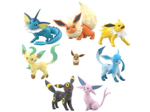 PRE-ORDER Bandai Candy POKÉMON SCALE WORLD PALDEA REGION EEVEE EVOLVE SET W/O GUM (December 2024)