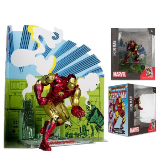 PRE-ORDER McFarlane Marvel Comics Iron Man (The Invincible Iron Man #126) 14767-INT NEW BRAND COLLECTION 1:10TH WV1 - FIGURE 3 (September 2024)