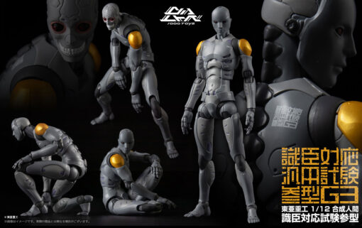 PRE-ORDER 1000 Toys Toa Heavy Industries 1/12 Synthetic Human E.S.G.S. model 3 (January 2025)