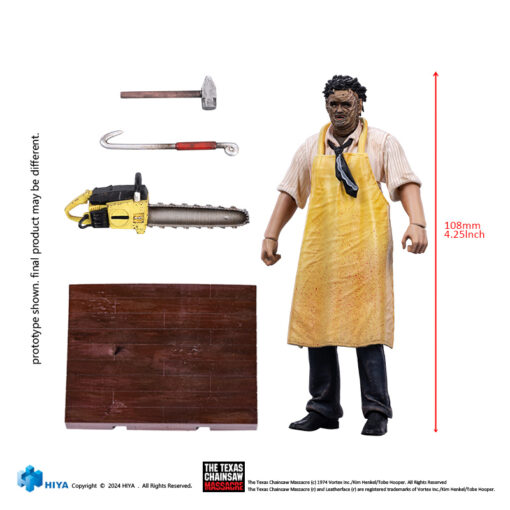 PRE-ORDER Hiya Toys The Texas Chainsaw Massacre (1974) 1/18 Action Figure (April 2025)