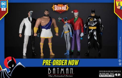 PRE-ORDER McFarlane 17630-INT DC DIRECT - BTAS 6IN BUILD-A WV3 - ASST (17631 17632 17633 17634) (BATGIRL, CHRISTMAS WITH THE JOKER, LIGHTNING STRIKE BATMAN, TWO-FACE) SET OF 4 (October 2024)