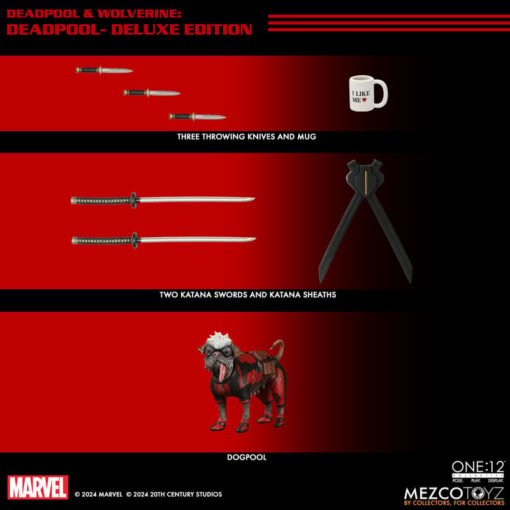 PRE-ORDER Mezco One:12 Collective Deadpool & Wolverine: Deadpool (July 2025) - Image 2