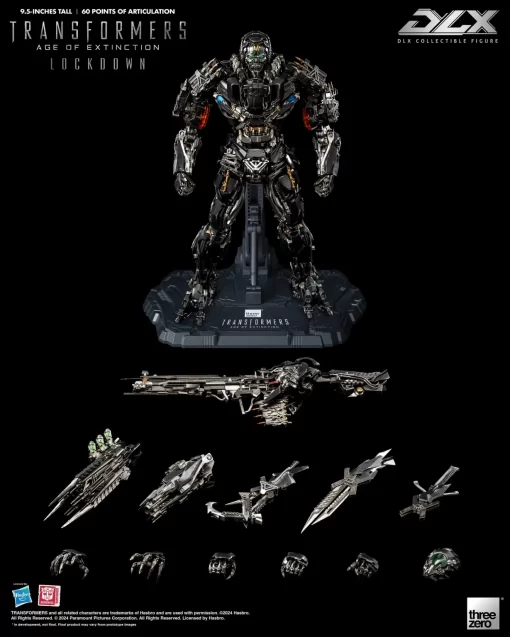 PRE-ORDER ThreeZero Transformers: Age of Extinction DLX Lockdown 3Z04710W0 (September 2024)