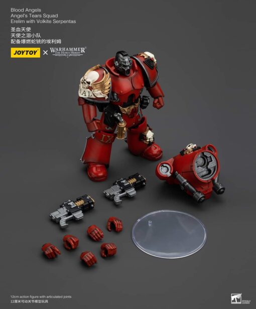 PRE-ORDER Joy Toy JT00348 Blood Angels Angel's Tears Squad Erelim with Volkite Serpentas  Warhammer The Horus Heresy (March 2025)