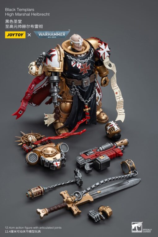 PRE-ORDER Joy Toy JT6540 Black Templars High Marshal Helbrecht (reproduction 2025) Warhammer 40,000 (June 2025)