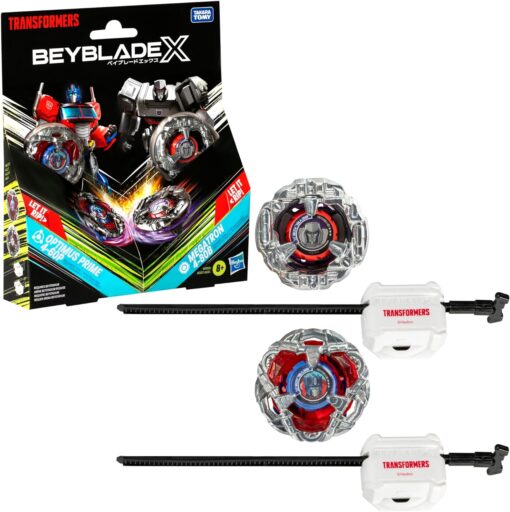 PRE-ORDER Takara Tomy Beyblade X 982487 BXG-37 Double Starter TRANSFORMER COLLAB B  ( TBD ) OPTIMUS PRIME vs MEGATRON (May 2025)