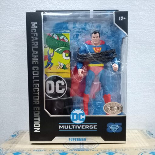 IN STOCK McFarlane DC Multiverse McFarlane Collector Superman Action Comics #1 7 inch action figure PLATINUM EDTION