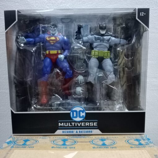 IN STOCK McFarlane DC Multiverse Bizzaro & Batzarro 7 inch action figure