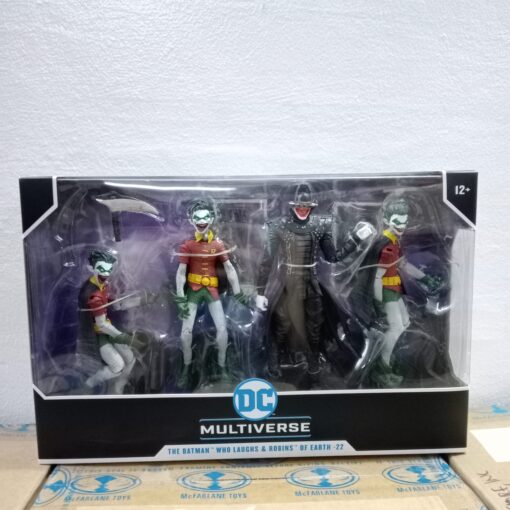 IN STOCK McFarlane DC Multiverse DC Collector Multi Pack - BATMAN WHO LAUGHS W/ ROBINS OF EARTH -22 7 inch action figure