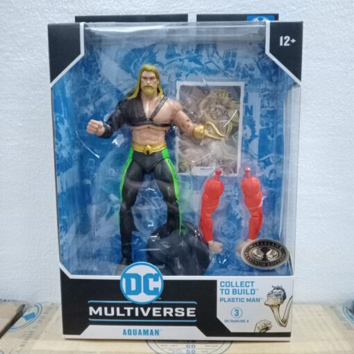 IN STOCK McFarlane DC Multiverse DC Gaming Build a 7In Figures - Aquaman JLA PLATINUM EDITION 7 inch action figure