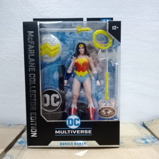 IN STOCK McFarlane DC Multiverse McFarlane Collector Edition Wonder Woman Who Is Wonder Woman 7 inch action figure PLATINUM EDITION