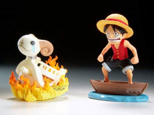 PRE-ORDER Banpresto ONE PIECE WORLD COLLECTABLE FIGURE LOG STORIES-MONKEY.D.LUFFY & GOING MERRY- (May 2025)