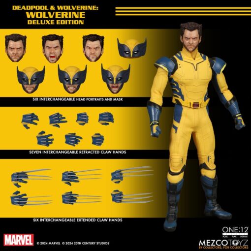 PRE-ORDER Mezco One:12 Collective Deadpool & Wolverine: Wolverine Deluxe Edition (October 2025)