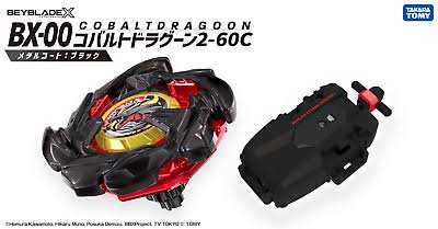 PRE-ORDER Takara Tomy Beyblade X BXG-09 BX-00 Starter COBALTDRAGOON 2-60C Metal coat: Black 941576 (May 2025)