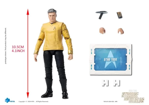 PRE-ORDER Hiya Toys HIYA 1/18 Star Trek Strange New Worlds Pike EMS0405 (November 2025) - Image 11