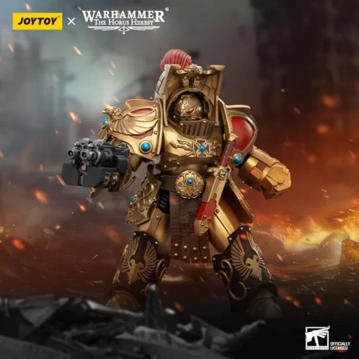 PRE-ORDERJoy Toy JT00744 Legio Custodes Aquilon Terminator Squad Aquilon with Lastrum Storm Bolter Warhammer The Horus Heresy - Image 3