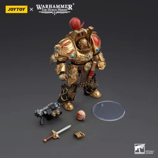 PRE-ORDERJoy Toy JT00744 Legio Custodes Aquilon Terminator Squad Aquilon with Lastrum Storm Bolter Warhammer The Horus Heresy