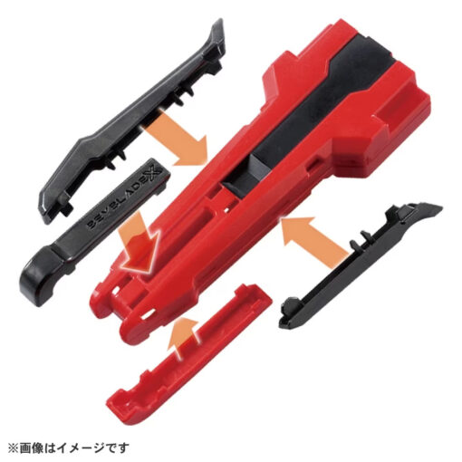 PRE-ORDER Takara Tomy Beyblade X BX-30 CUSTOM GRIP RED Ver. Tool Tool (May 2025) - Image 3