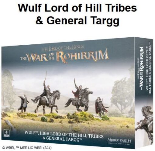 PRE-ORDER Games Workshop Warhammer 30-92 WULF LORD O/HILL TRIBES & GENERAL TARGG (February 2025)