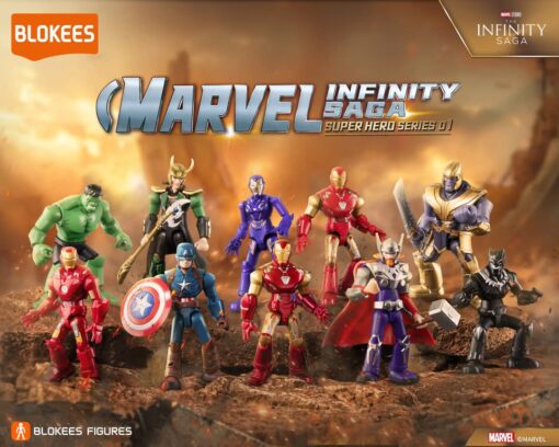 PRE-ORDER Blokees 81110 Blokees Marvel - GV01 - Super Alliance Infinity Saga (April 2025)