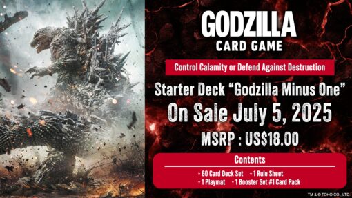 PRE-ORDER Godzilla Card Game GZCGE-SD01 Starter Deck Godzilla Minus One (August 2025)