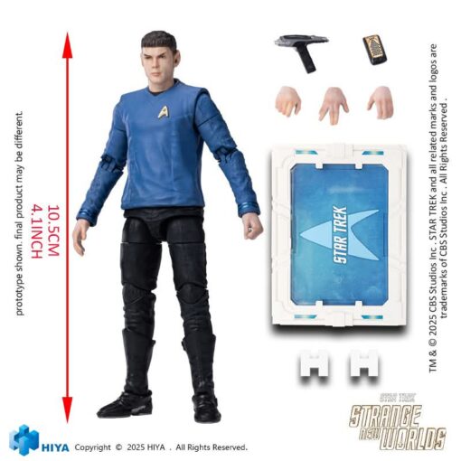 PRE-ORDER Hiya Toys HIYA Toys 1/18 Star Trek Strange New Worlds Spock Action Figure EMS0196 (July 2026)