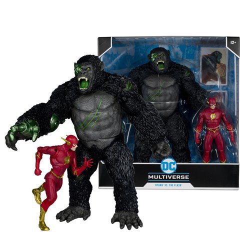 PRE-ORDER McFarlane 17584 DC MULTIVERSE 7IN WITH MEGAFIG 2PK - FLASH VS TITANO (May 2025)